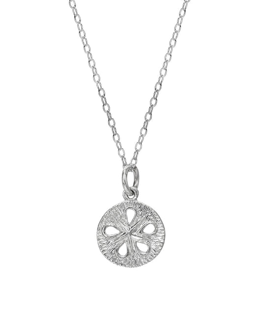 Sterling Silver Sand Dollar Pendant Necklace