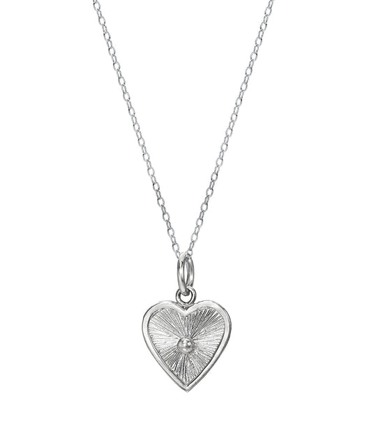 Sterling Silver Heart Pendant Necklace