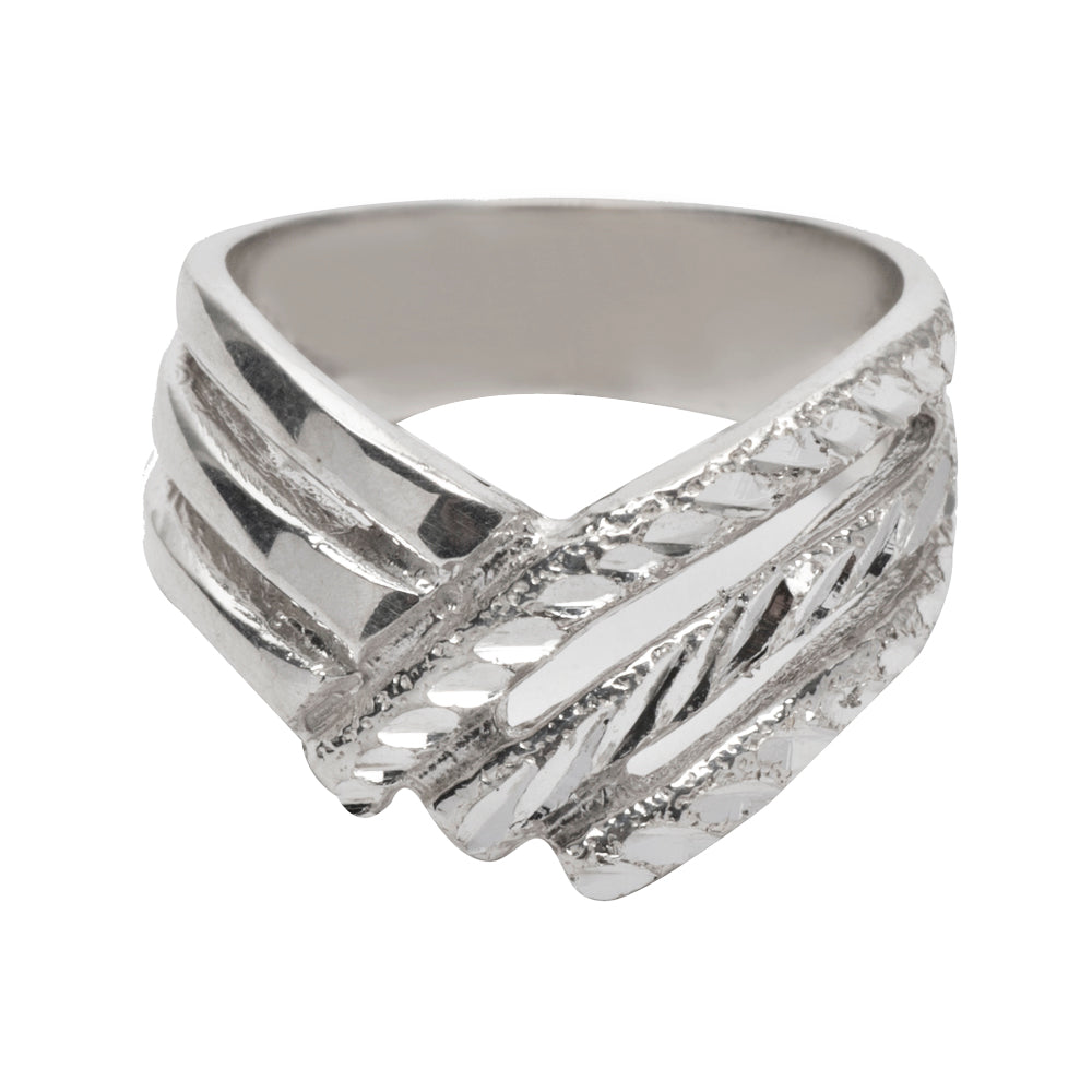 Sterling Silver Fold Ring