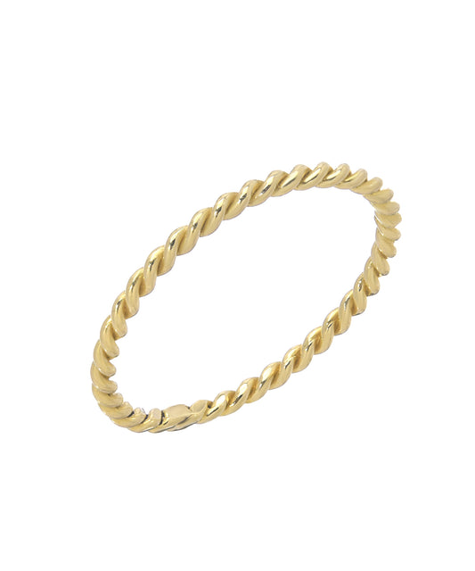14KT Yellow Gold 2 mm Twist Ring