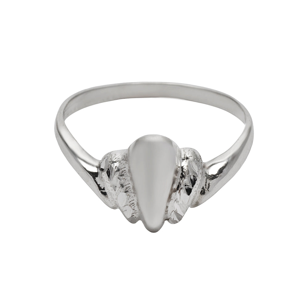 Sterling Silver Bombay Chevron Ring