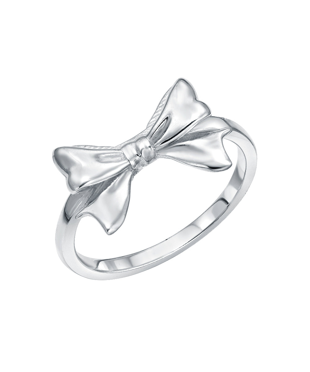 Sterling Silver Bowtie Ring