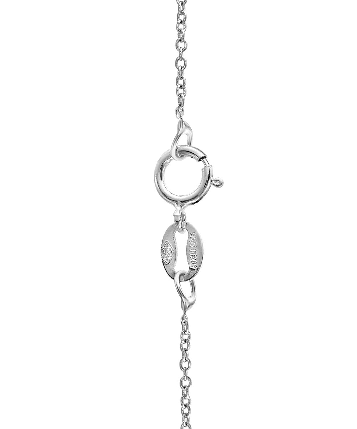 Sterling Silver Cut Out Nugget Pendant Necklace, 18"