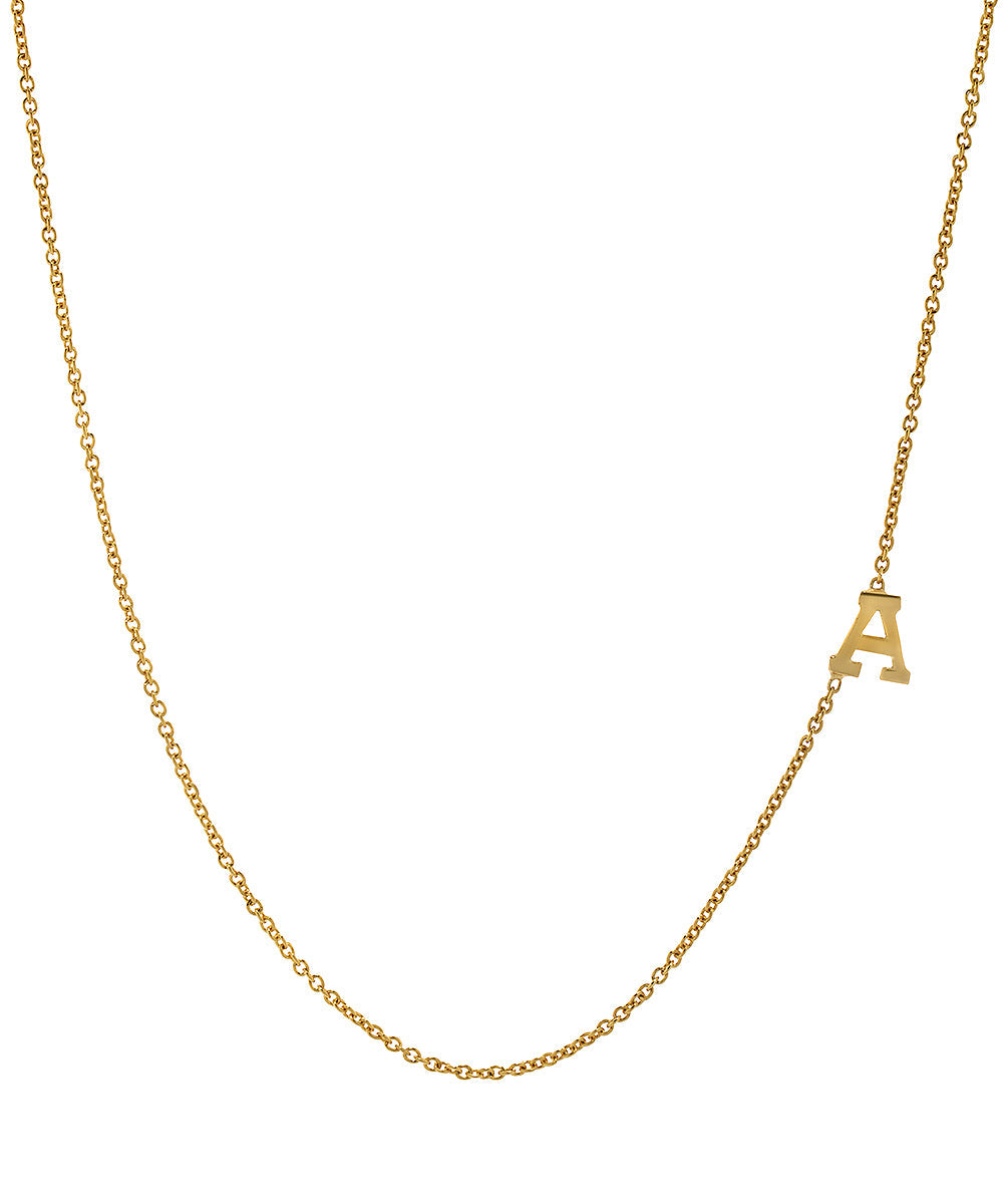 Sterling Silver Personalized Initial Necklace Pendant Necklace