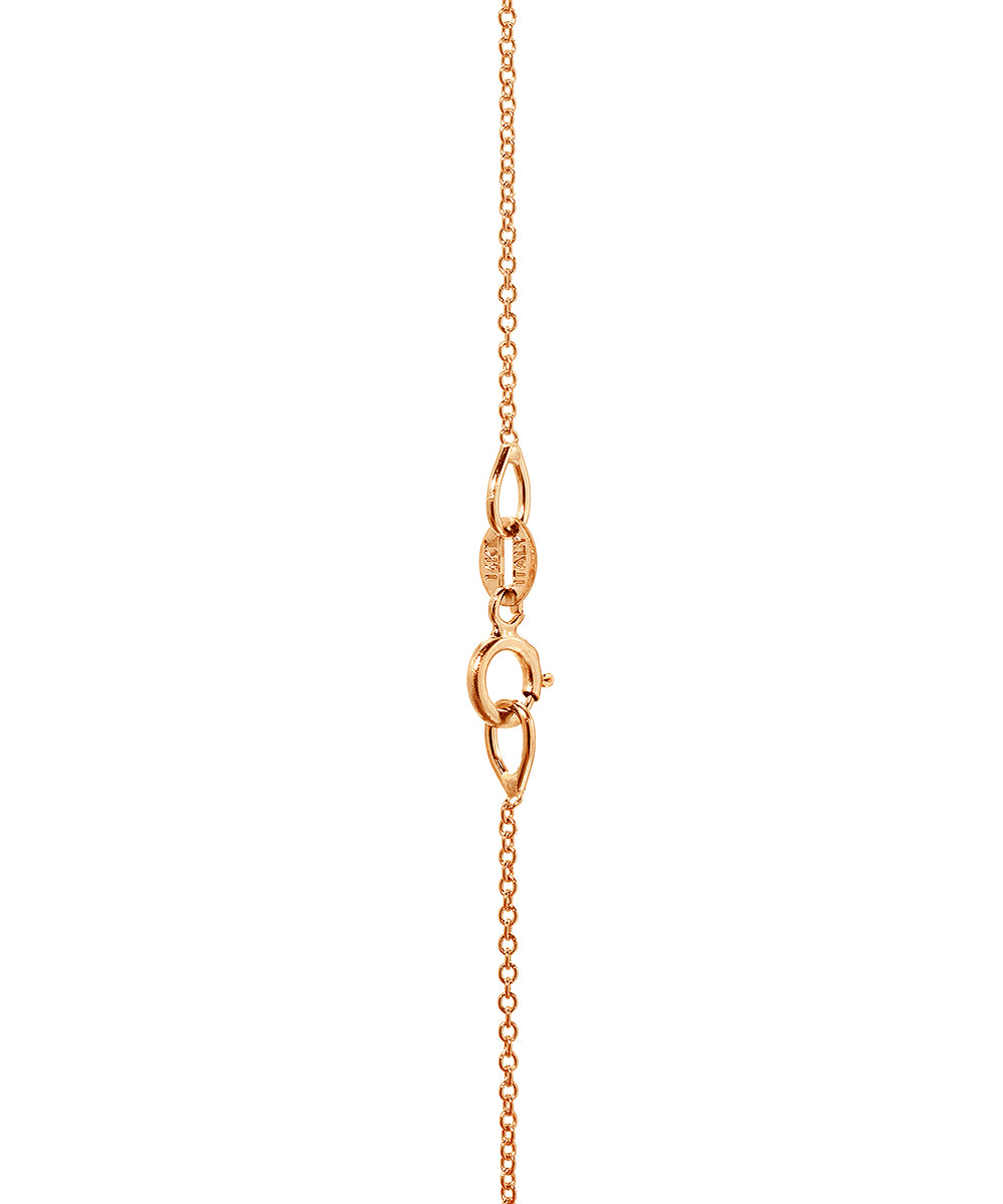 14KT Yellow Gold Gladius Sword Pendant, 18"