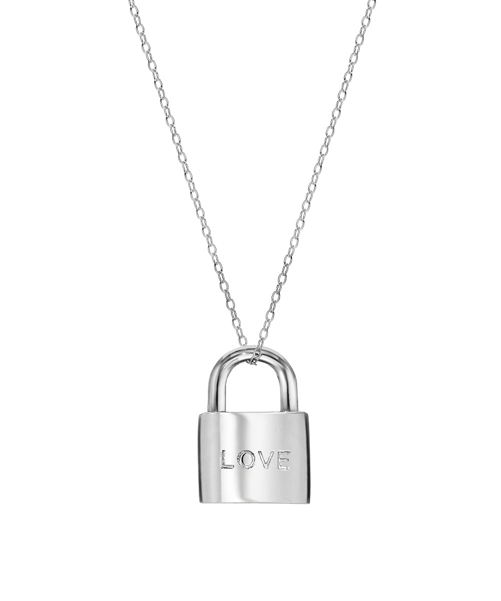Sterling Silver Infinite Locks Pendant Necklace