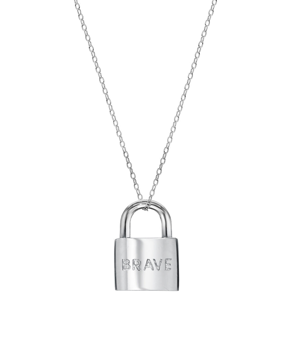 Sterling Silver Infinite Locks Pendant Necklace