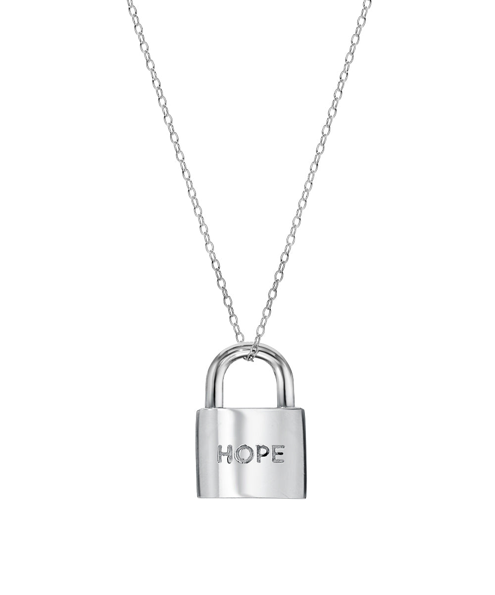 Sterling Silver Infinite Locks Pendant Necklace