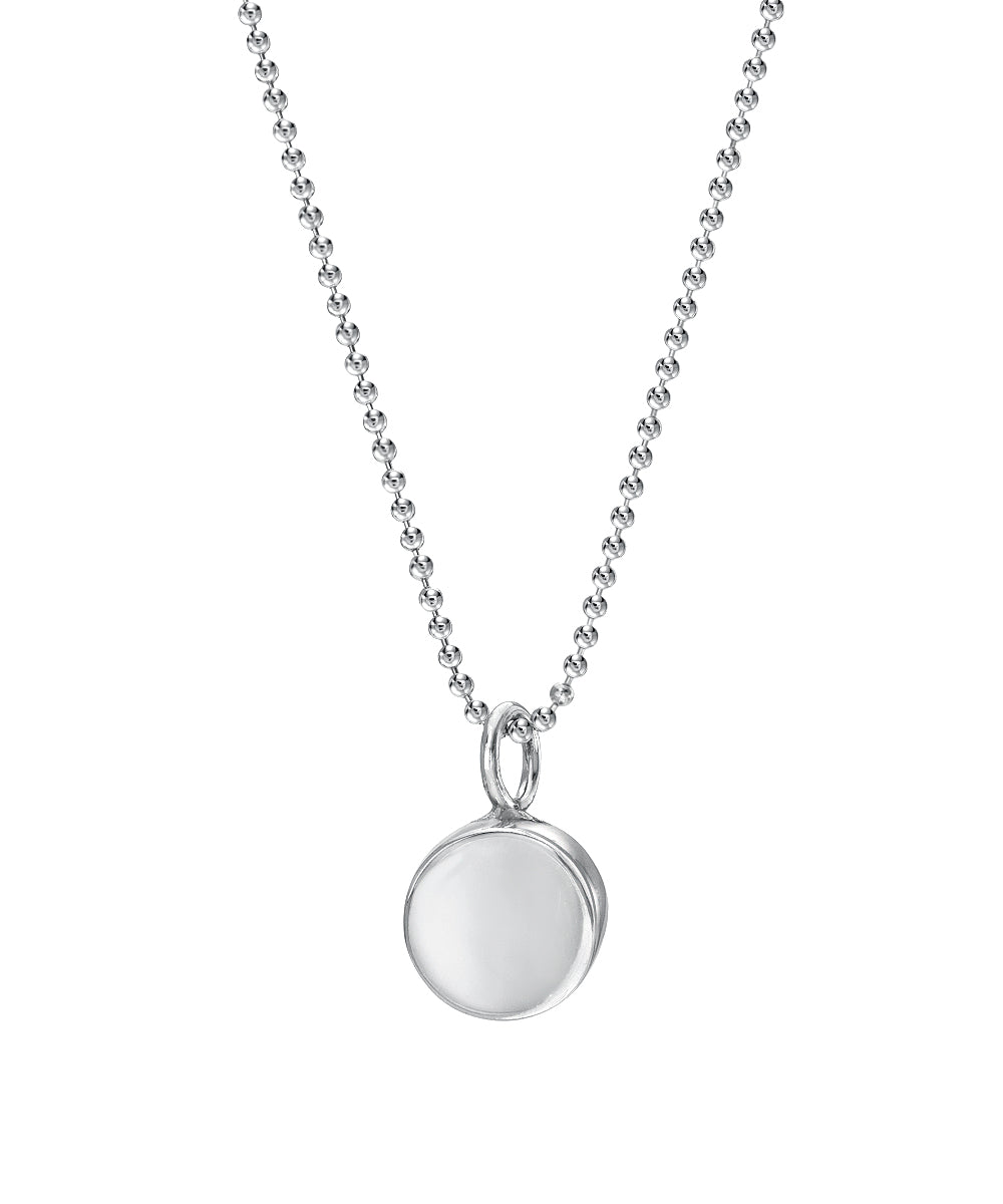 Sterling Silver Sports Ball Pendant Necklace