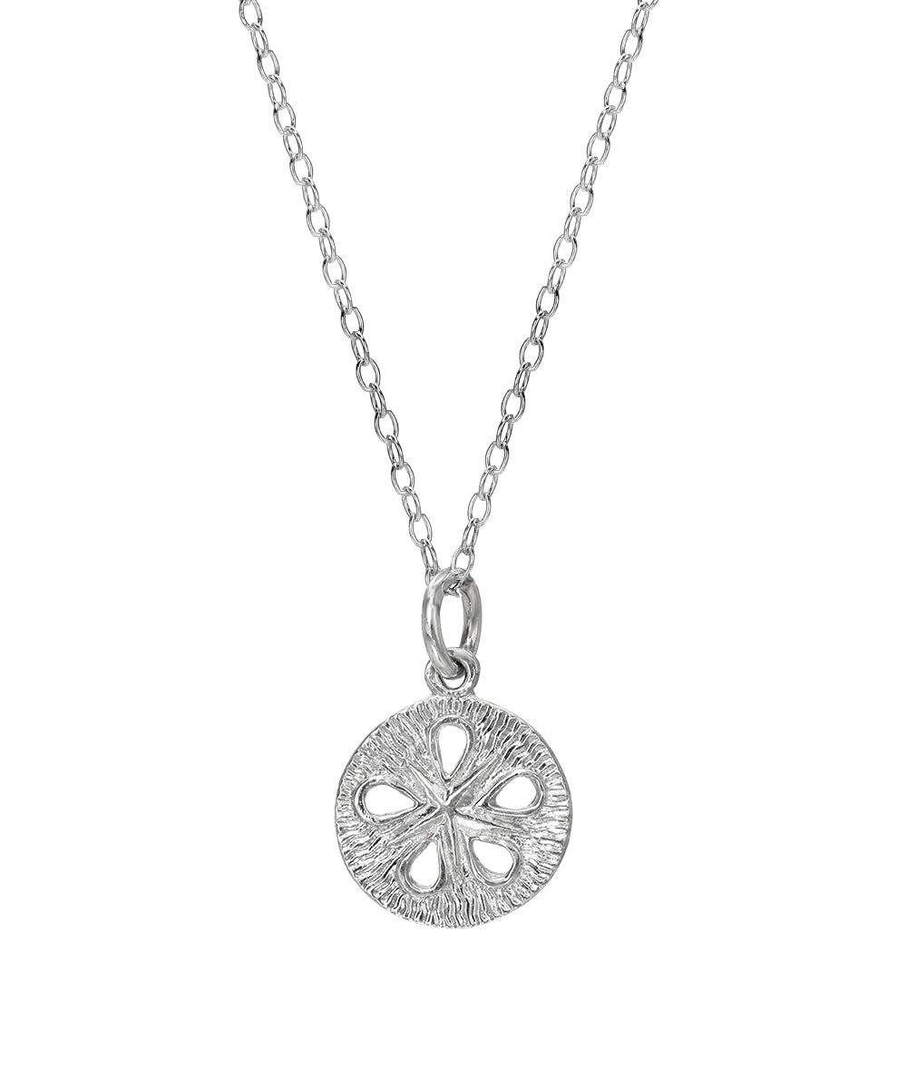 Sterling Silver Sand Dollar Pendant Necklace