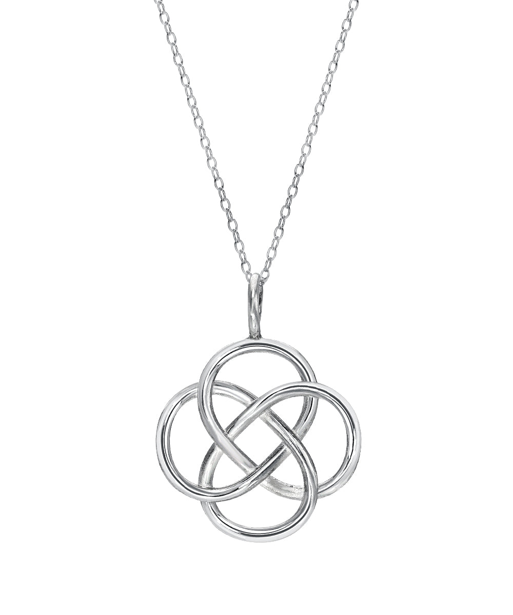 Sterling Silver Celtic Infinity Knot Pendant Necklace