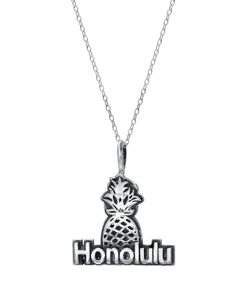 Sterling Silver City Destination Pendant Necklace Collection – Engraved City Names & Landmark Designs