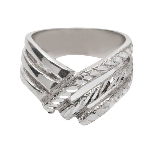 Sterling Silver Fold Ring