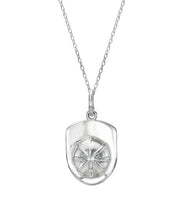 Sterling Silver Firefighter Helmet Pendant Necklace, 18"