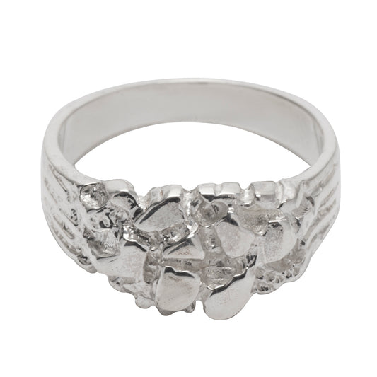 Sterling Silver Amnesia Nugget Ring