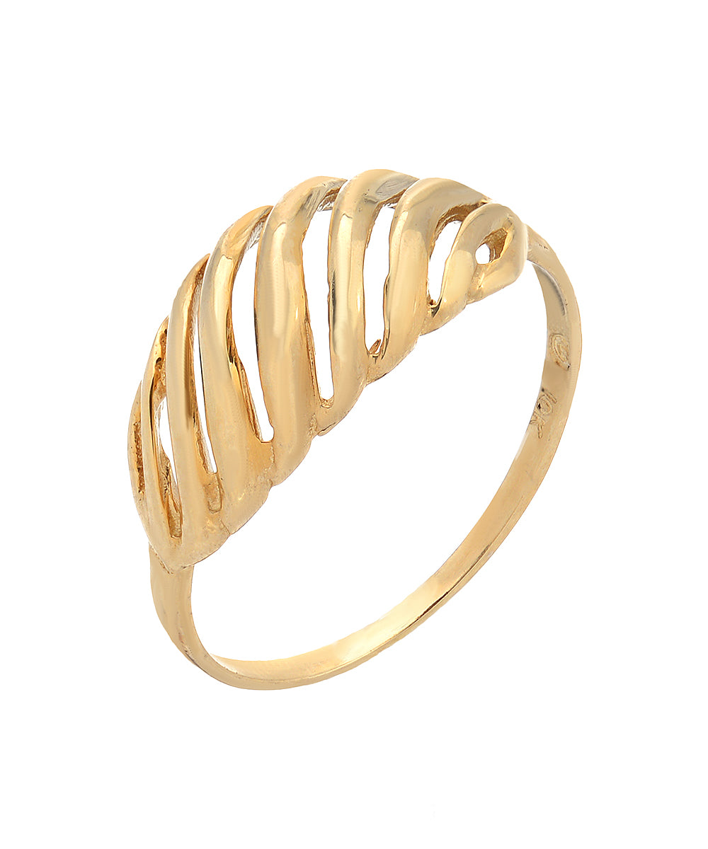 14KT Yellow Gold Dome Webster Ring