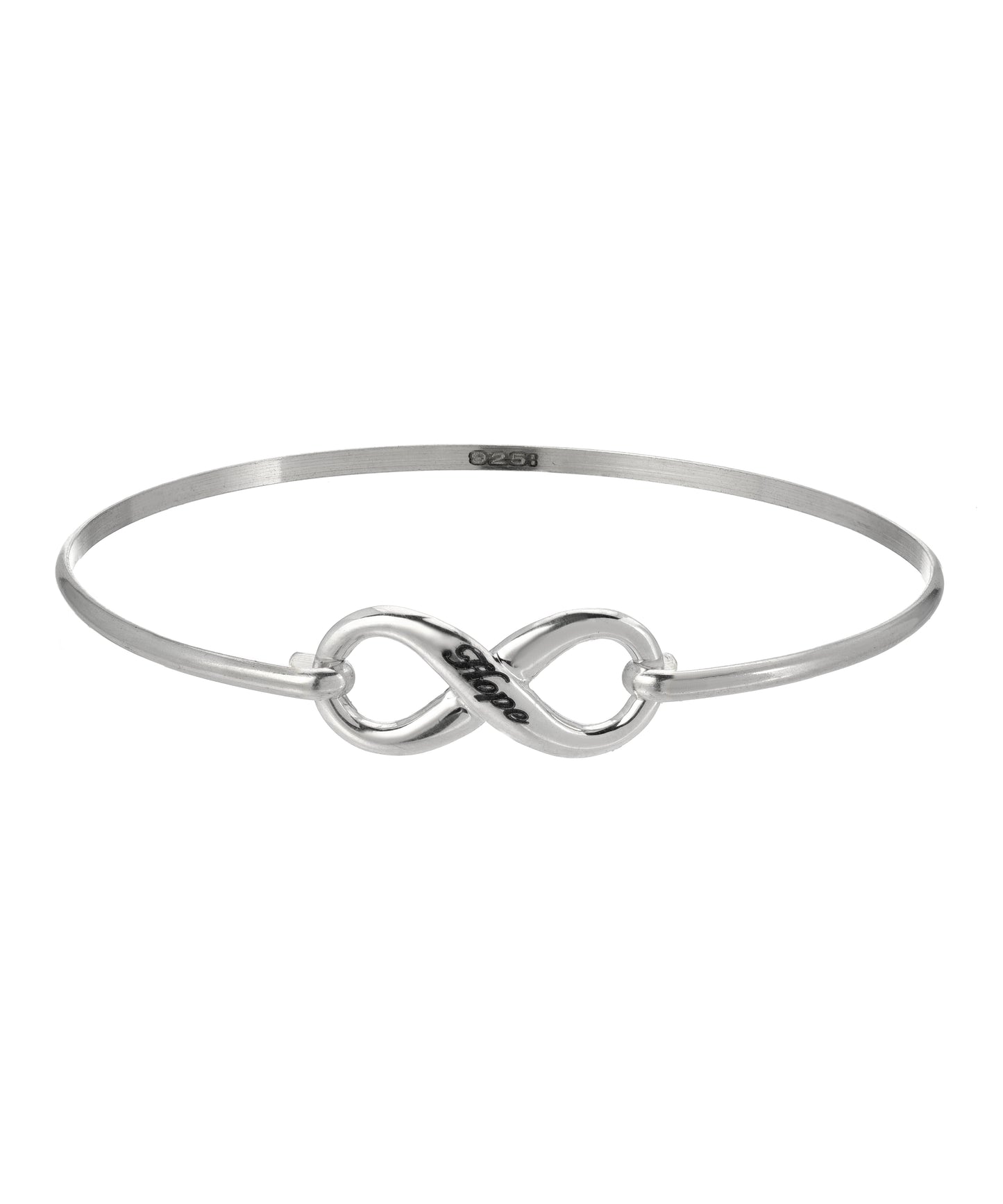Sterling Silver Infinite Loop Infinity Bracelet