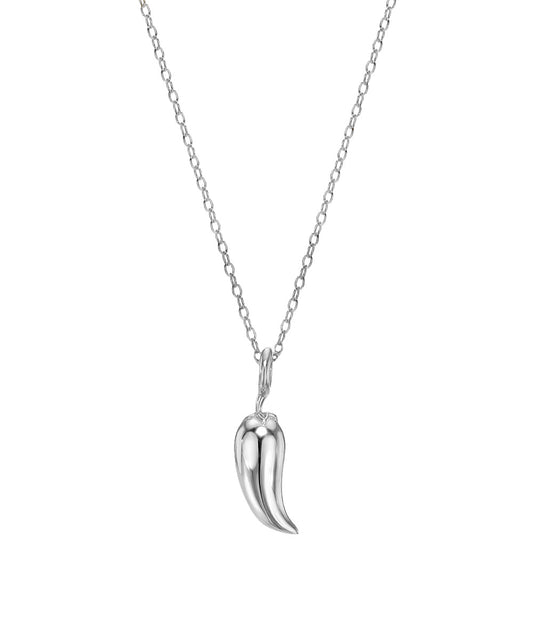 Sterling Silver Chili Jalapeneo Pendant Necklace