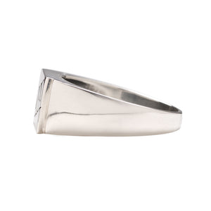 Sterling Silver DAD Father's Day Rectangular Signet Ring
