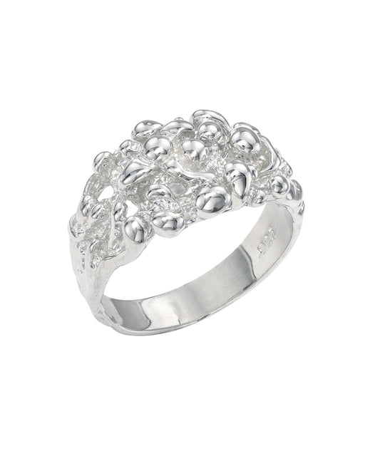 Sterling Silver Rafi Nugget Ring