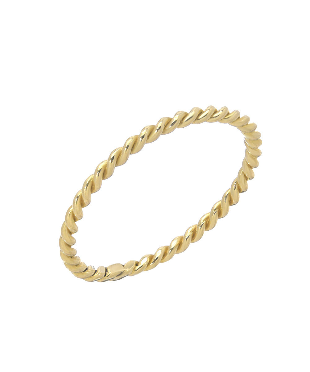 14KT Yellow Gold 2 mm Twist Ring