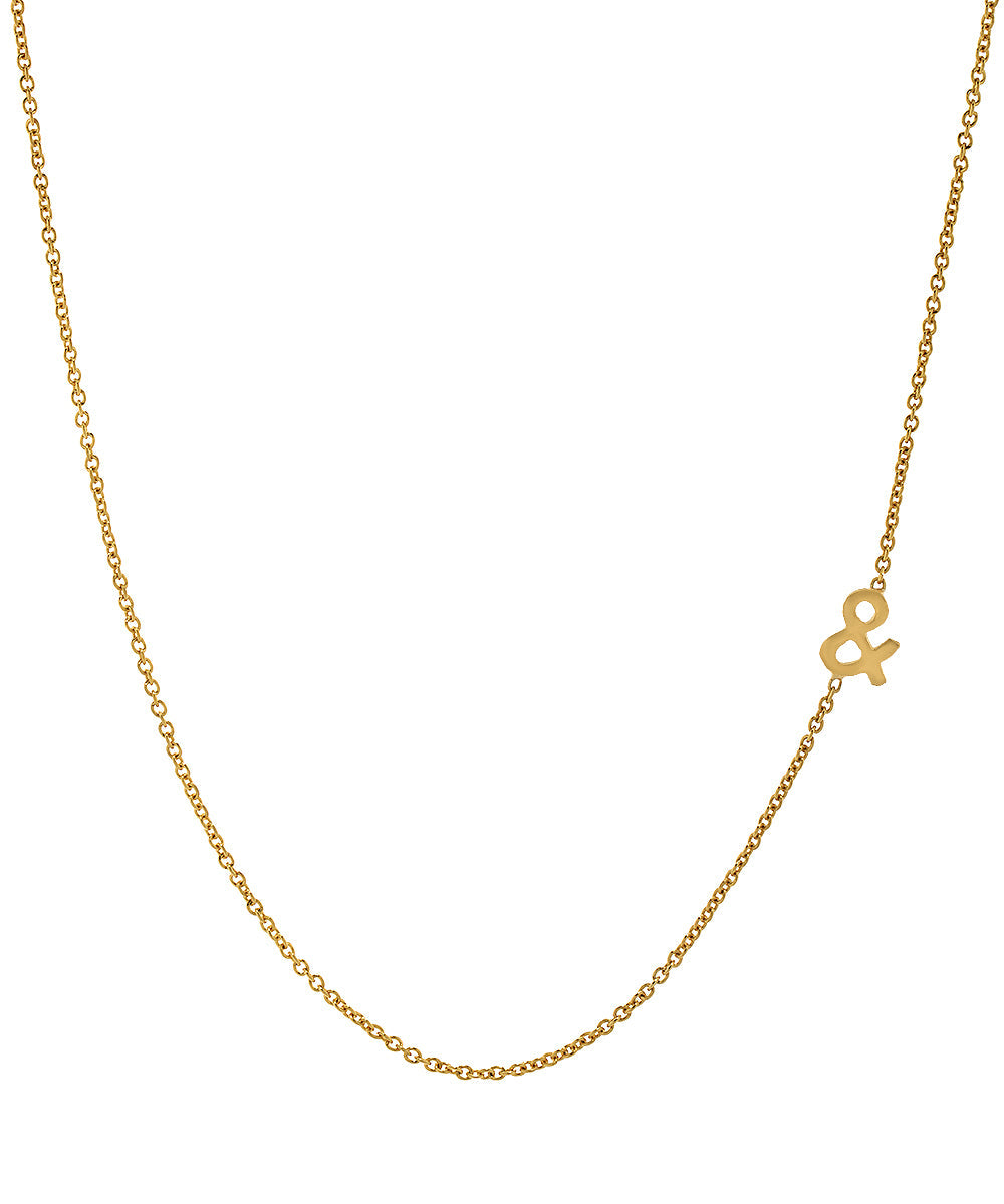 Sterling Silver Personalized Initial Necklace Pendant Necklace