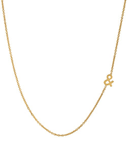 Sterling Silver Personalized Initial Necklace