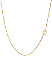 Sterling Silver Personalized Initial Necklace