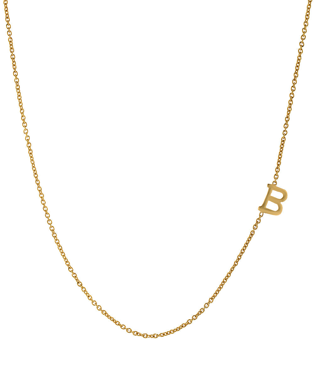 Sterling Silver Personalized Initial Necklace Pendant Necklace