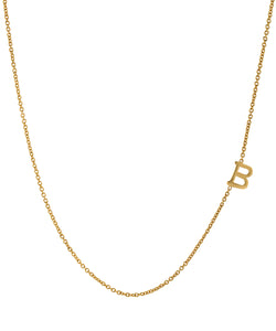 Sterling Silver Personalized Initial Necklace
