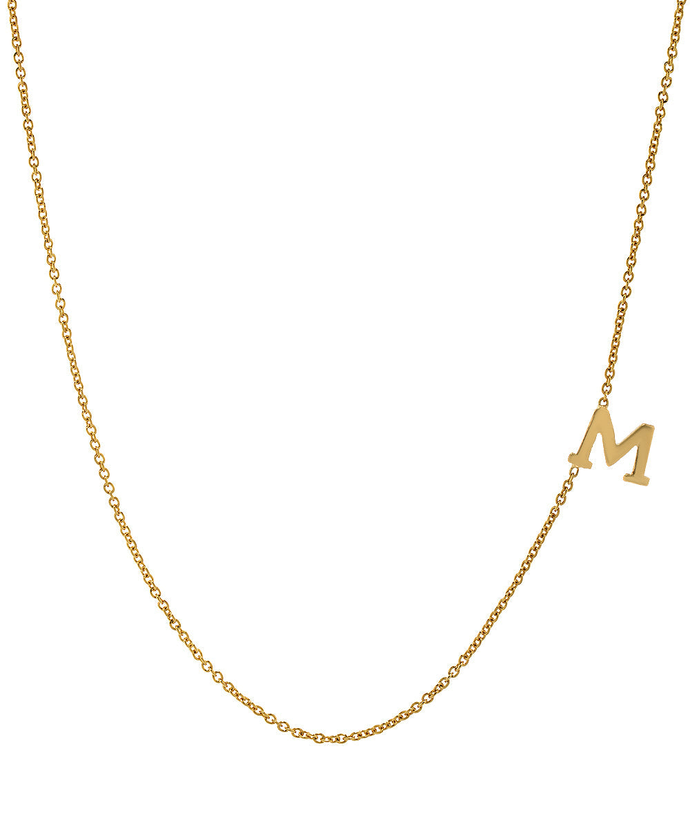 Sterling Silver Personalized Initial Necklace Pendant Necklace