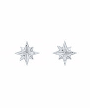 14 Karat Gold North Star Stud Earrings