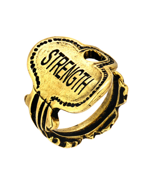 Brass Strength Key Adjustable Size Ring