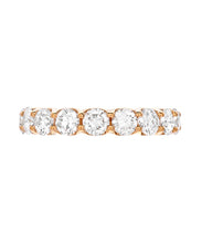 14KT Gold Round Lab Grown Diamond Eternity Ring