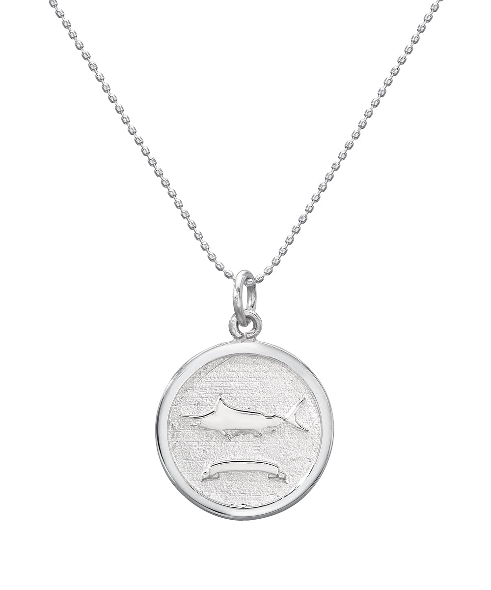 Sterling Silver Sports Amulet Pendant Necklace