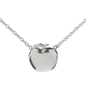 Sterling Silver Apple of My Eye Necklace, 18"