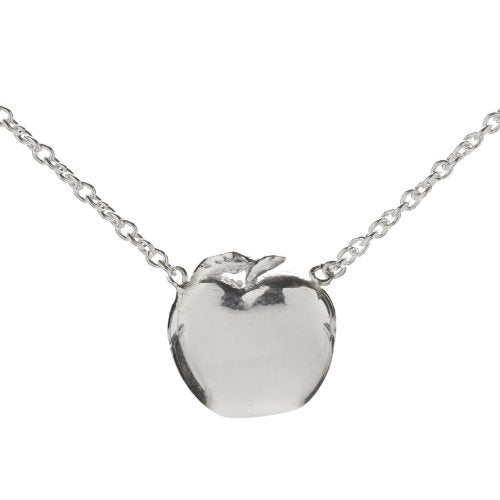 Sterling Silver Apple of My Eye Necklace, 18