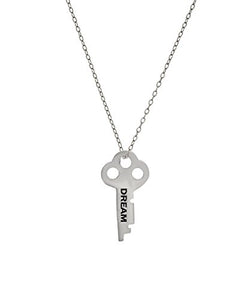 Sterling Silver Infinite Key Pendant Necklace, 18"
