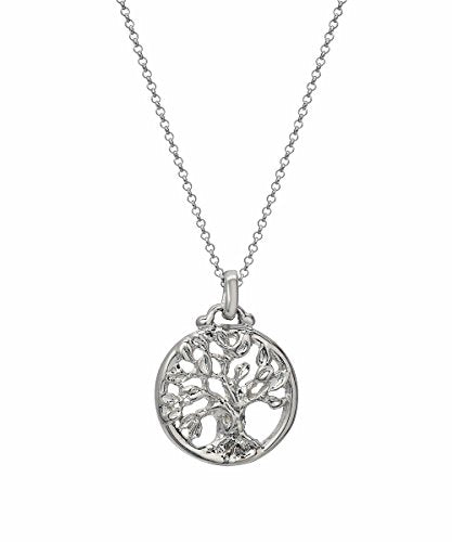 Sterling Silver Tree of Life Wisdom Pendant Necklace, 18"