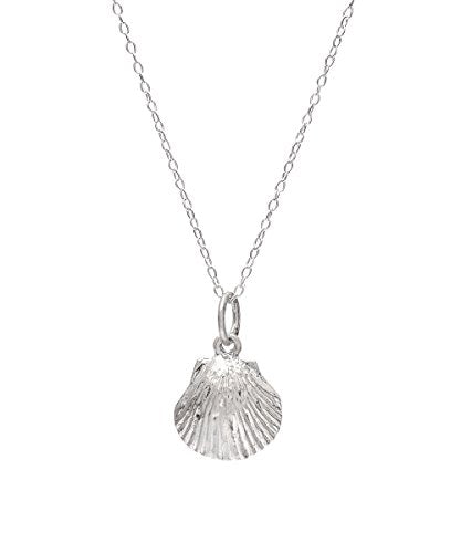 Sterling Silver Euvola Raveneli Seashell Pendant Necklace, 18