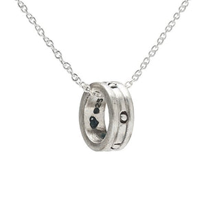 Sterling Silver Infinity Pendant Necklace, 18"