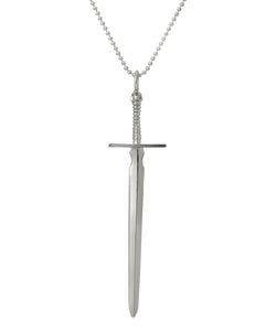 Sterling Silver Protector of Truth Sword Pendant Necklace, 18"