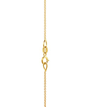 14KT Yellow Gold Dagger Sword Pendant Necklace, 18"